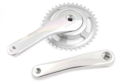 crankstel Linea 38T aluminium/staal zilver - thumbnail