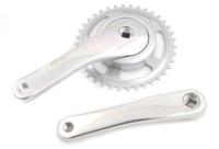 crankstel Linea 38T aluminium/staal zilver - thumbnail
