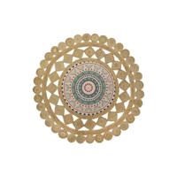 Tapijt DKD Home Decor Bruin Multicolour (150 x 150 x 0,75 cm) - thumbnail