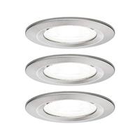 Paulmann 92979 LED-inbouwlamp Set van 3 stuks LED GU10 19.5 W IJzer (geborsteld) - thumbnail