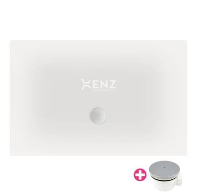Xenz Flat Zero douchevloer - 160x90x4 - Acryl - wit 6516-01