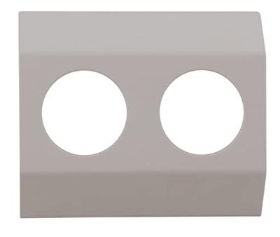 Heitronic 500071 Stekkerdoos Wit, Zilver 1 stuk(s)