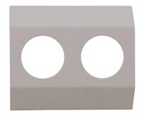 Heitronic 500071 Stekkerdoos Wit, Zilver 1 stuk(s) - thumbnail