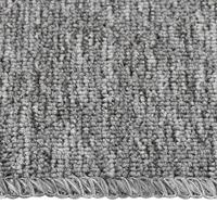 VidaXL Trapmatten 15 st anti-slip rechthoekig 75x20 cm grijs - thumbnail