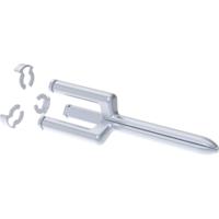 HellermannTyton TPPexpand3.3_Prong Reservedoorn Zilver Metaal Inhoud: 1 stuk(s) - thumbnail