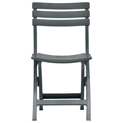 VidaXL Opvouwbare stoel, 2 stuks, groen, kunststof VidaXL Opvouwbare stoel, 2 stuks, groen, kunststof