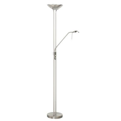 Highlight Vloerlamp New Luna H 180 cm 24 + 5 Watt mat chroom