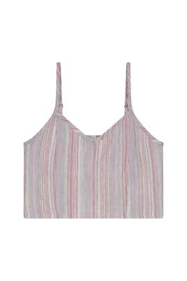 Like Flo zomer crop top meisjes teens - mint gestreept - Emille