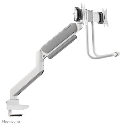 Neomounts DS75-450WH2 Monitorarm 17-32" - gasveer - Topfix - 180°-stop