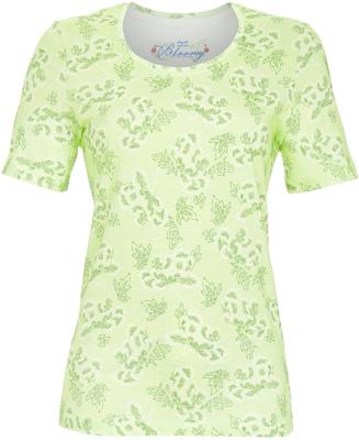 Groen gebloemd pyjamashirt Ringella Groen gebloemd pyjamashirt Ringella