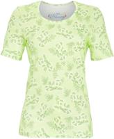 Groen gebloemd pyjamashirt Ringella - thumbnail