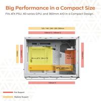 Montech Heritage Micro ATX Wit - thumbnail