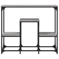 Wandtafel 89,5x28x76 cm bewerkt hout grijs sonoma eikenkleurig - thumbnail