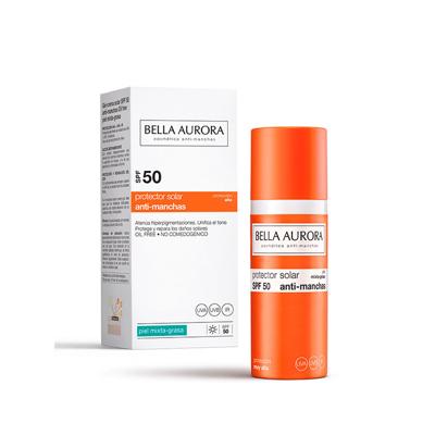 Anti Bruine vlekken Zonnebrandcrème Bella Aurora Bella Aurora Solar Spf 50 50 ml