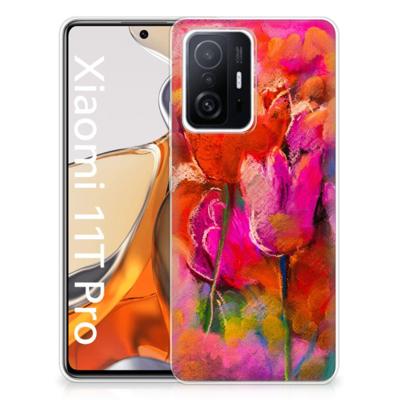 Hoesje maken Xiaomi 11T | 11T Pro Tulips Hoesje maken Xiaomi 11T | 11T Pro Tulips