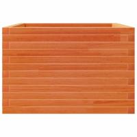 VidaXL Plantenbak 70x70x45,5 cm massief grenenhout wasbruin - thumbnail