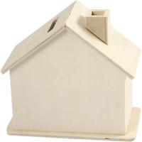 Creativ Company Houten spaarpot huis - thumbnail