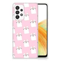 Samsung Galaxy A33 5G | TPU Hoesje | Sleeping Cats - thumbnail