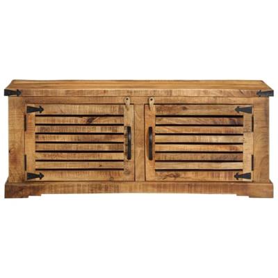 Schoenenkast Bruin 110 x 38 x 45 cm Massief mangohout