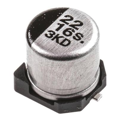 Panasonic Elektrolytische condensator SMD 22 µF 25 V 20 % (Ø) 5 mm 1 stuk(s)