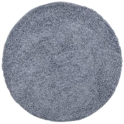VidaXL Vloerkleed pamplona shaggy hoogpolig modern ø 200 cm blauw VidaXL Vloerkleed pamplona shaggy hoogpolig modern ø 200 cm blauw