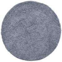 VidaXL Vloerkleed pamplona shaggy hoogpolig modern ø 200 cm blauw - thumbnail