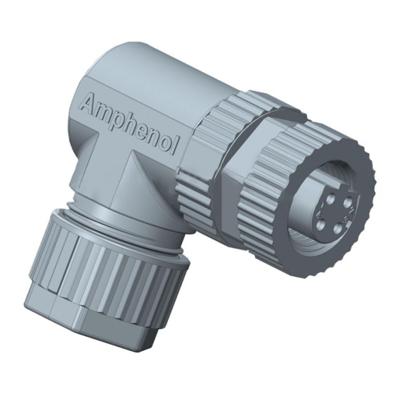 Amphenol M12D-04BFFB-SR7001 M SERIES 4 polig connector female M12 D-coding SCREW FE