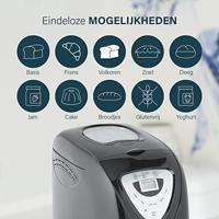 Princess 152009 Broodbakmachine Zwart/Zilver - thumbnail