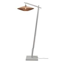 GOOD&MOJO Vloerlamp 'Iguazu' Bamboe en jute, 176cm, kleur Wit/Naturel - thumbnail