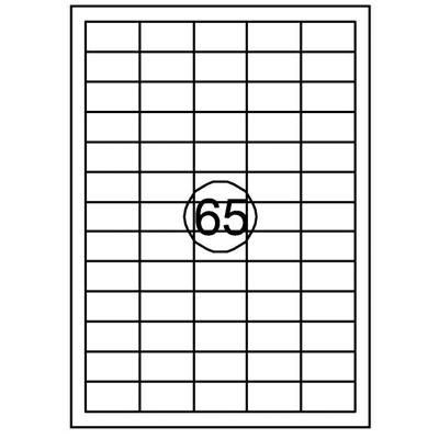 Etiket Quantore 38X21.2mm 975 stuks Etiket Quantore 38X21.2mm 975 stuks