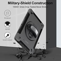 4Smarts GRIP Back cover Zwart Tabletcover - thumbnail