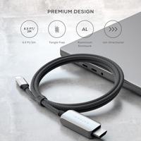 Satechi USB-C naar HDMI 2.1 8K kabel (2m) - Space Grey - thumbnail