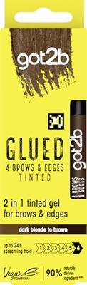 Schwarzkopf Got2b Glued 2-in-1 Brows & Edges Donkerbruin Schwarzkopf Got2b Glued 2-in-1 Brows & Edges Donkerbruin