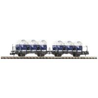 Fleischmann 6660046 N dubbele containerwagen van de DB - thumbnail