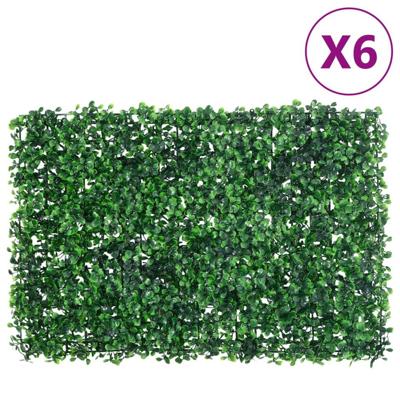 Hek met kunstheester6 st 40x60 cm groen Hek met kunstheester6 st 40x60 cm groen