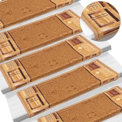 VidaXL Trapmatten zelfklevend 10 st 65x21x4 cm beige