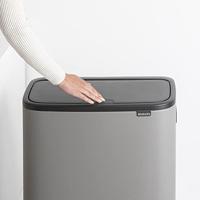 Brabantia Bo Touch Bin Hi 60 Liter (2x30 Liter) - thumbnail