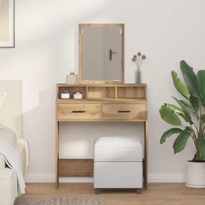 Kaptafel met lade Artisan Eiken 79 x 41 x 140 cm Bewerkt hout
