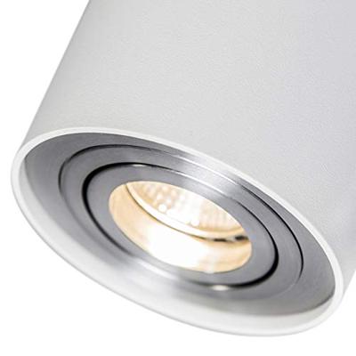 QAZQA Set van 4 spots wit draai- en kantelbaar - Rondoo up