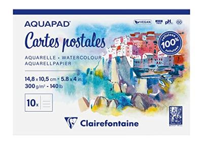 Clairefontaine • aquapad aquarelpapier postcard 300g a6 20x