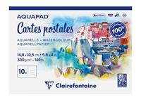 Clairefontaine • aquapad aquarelpapier postcard 300g a6 20x - thumbnail