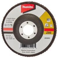 Makita Accessoires Lamellenschuurschijf 115mm Z80 - D-27654 D-27654 - thumbnail
