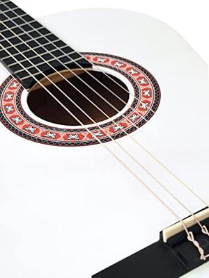 DIMAVERY AC-303 Classical Guitar, white