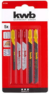kwb 617295 Decoupeerzaagblad-set voor hout en metaal 5 stuk(s)