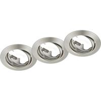 Trio Set ronde inbouwspotsJura (3x) GU10 8,3cm metaalgrijs - 650100307 - thumbnail