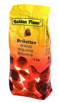 Golden Flame Houtskool Briketten 2 KG