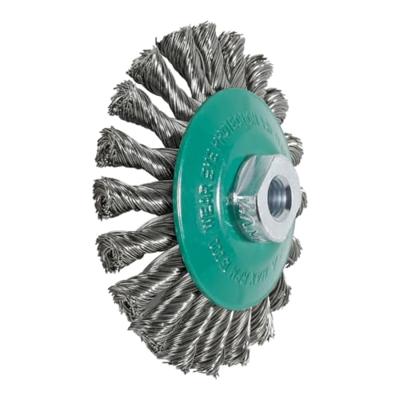 Lessmann Staaldraadborstel | schroefdraad d. 115 mm draaddikte 0,5 mm | RVS 12 mm | 15.000 omw/min | 1 stuk - 472857 472857