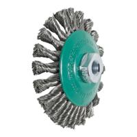 Lessmann Staaldraadborstel | schroefdraad d. 115 mm draaddikte 0,5 mm | RVS 12 mm | 15.000 omw/min | 1 stuk - 472857 472857 - thumbnail