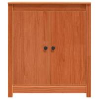 Dressoir met opslag met de deur Bruin 70 x 35 x 80 cm Massief grenenhout - thumbnail