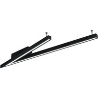 LED Plafondlamp - Cinque Cicanto - 1 Lichtpunt van 44 Watt - Dimbaar - Aanpasbare Lichtkleur - Mat Zwart - Metaal - thumbnail